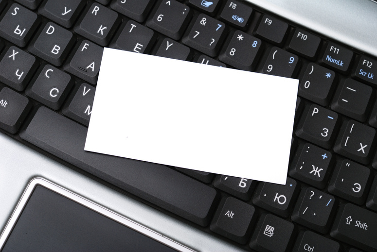 Laptop and calling card